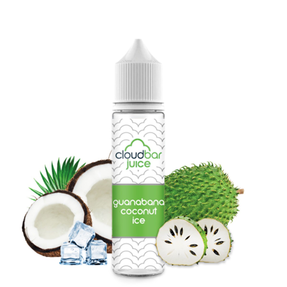 Cloud Bar Juice Guanabana Coconut Ice (20ml to 60ml) Cloud Bar Juice Guanabana Coconut Ice (20ml to 60ml)